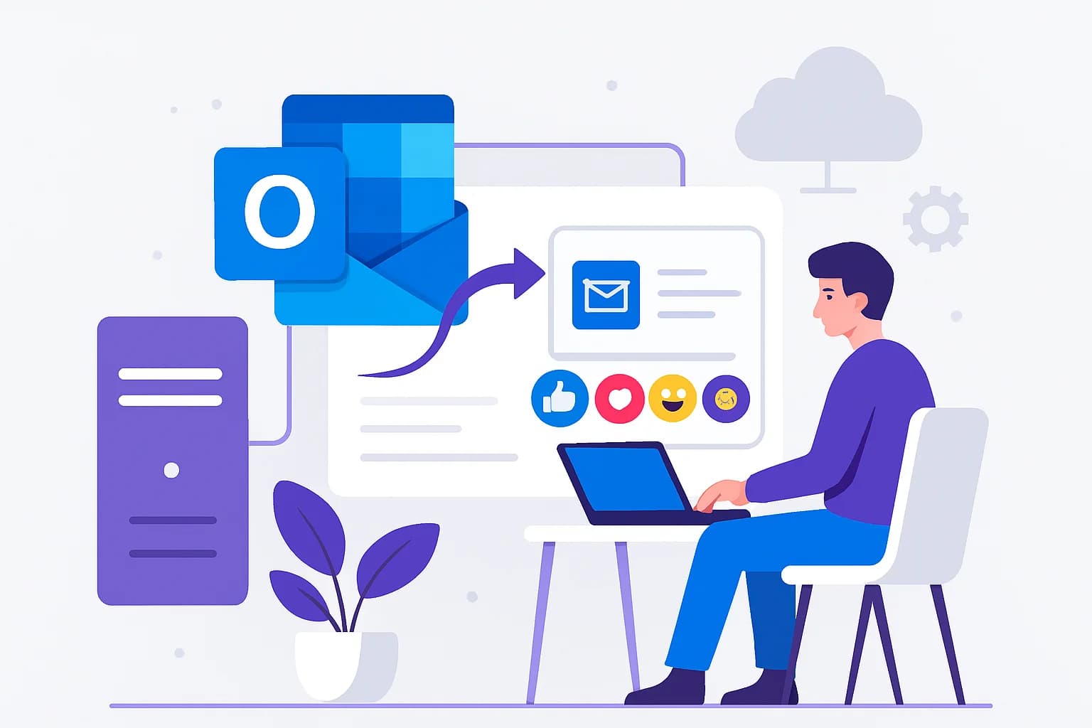 Outlook : Reactions bientot compatibles avec Outlook classique