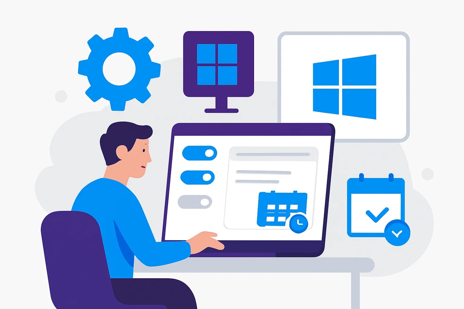Paramètres de fenêtre de maintenance pour Windows Update