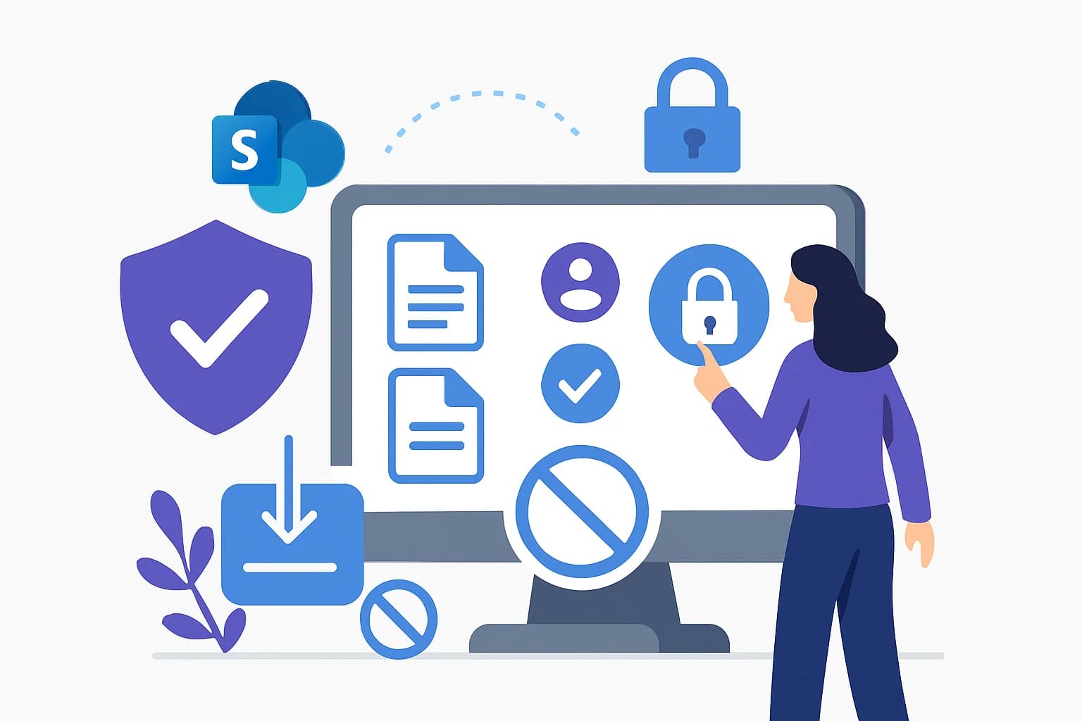 SharePoint Custom Permission : Bloquer les téléchargements de fichiers