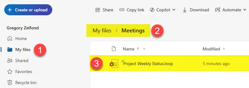 Meeting Notes are now stored in Loop