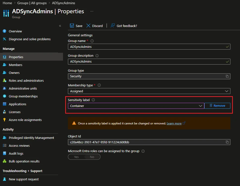 SecurityGroupsLabels